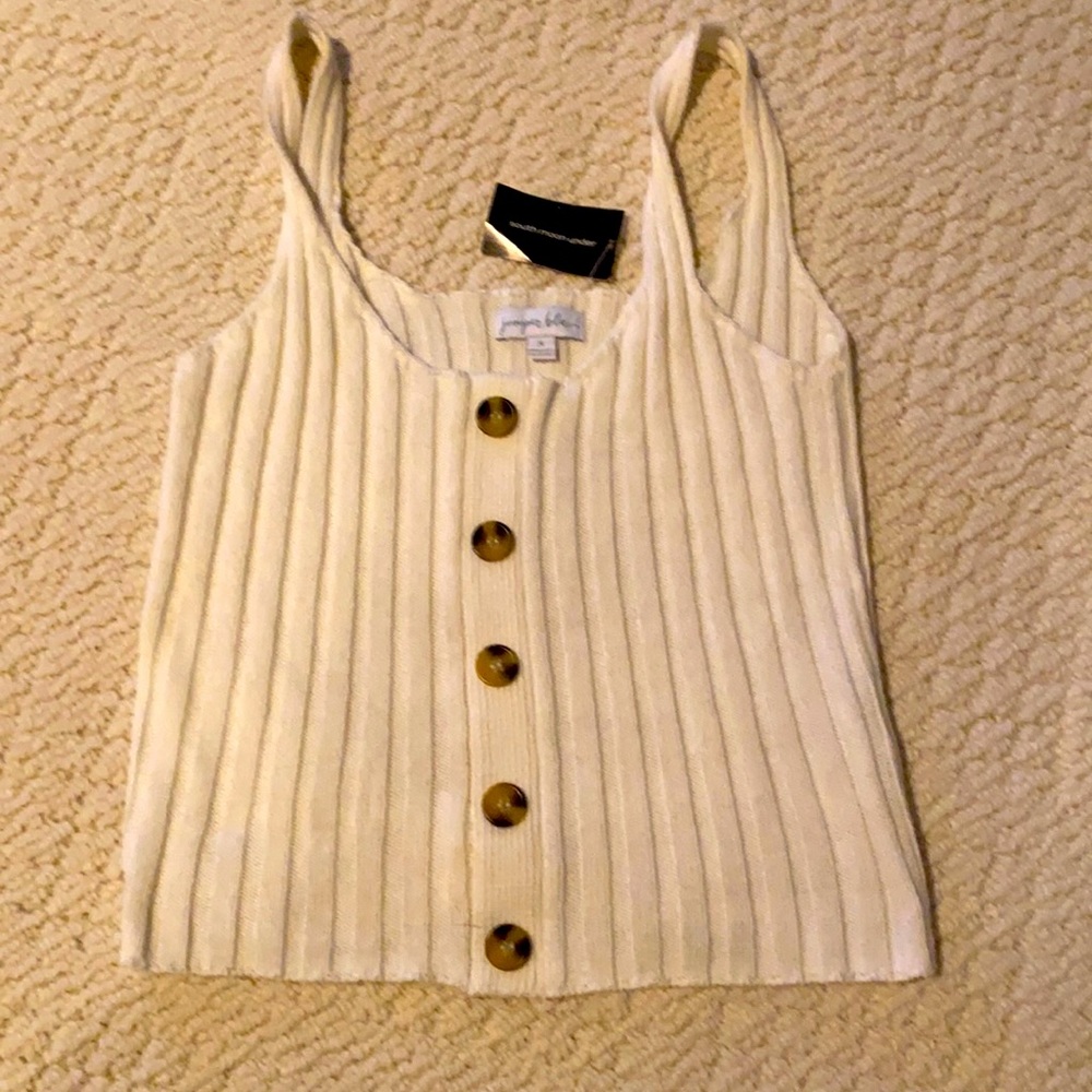 Sweater tank top